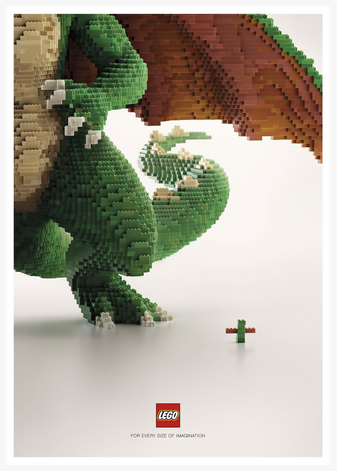 Динозавр Лего Плакат